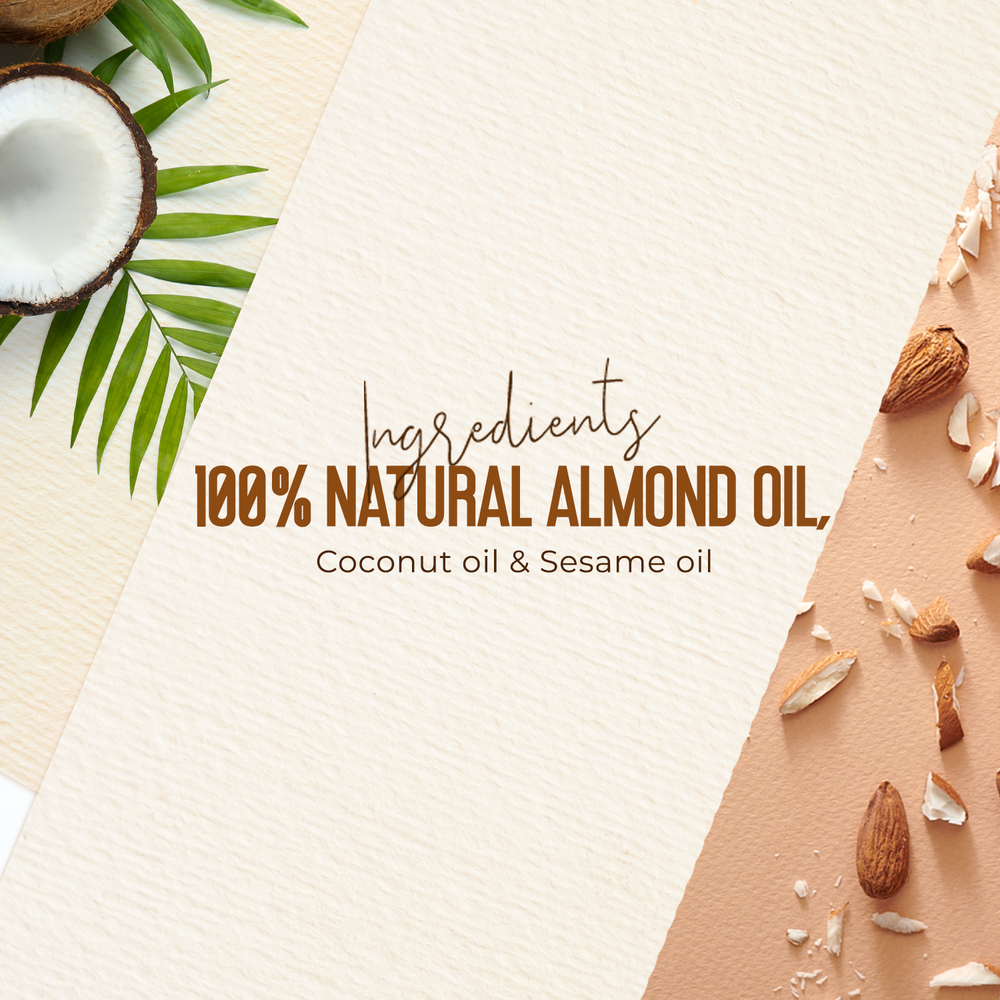 Vatika Naturals Multivitamin Almond Hair Oil 200ml – Dabur