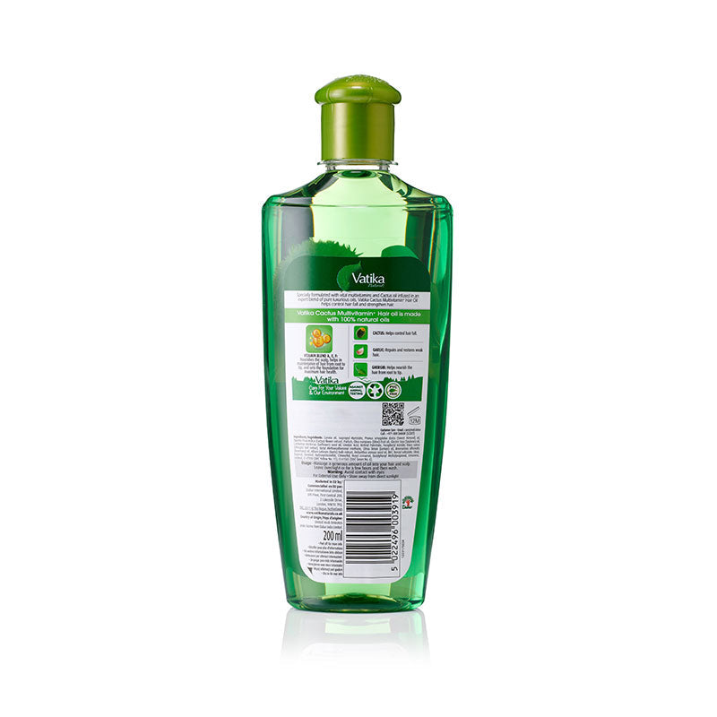 Vatika Naturals Multivitamin Cactus Hair Oil 200ml – Dabur