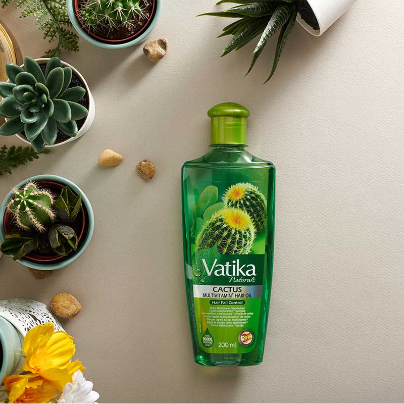 Vatika Naturals Multivitamin Cactus Hair Oil 200ml – Dabur