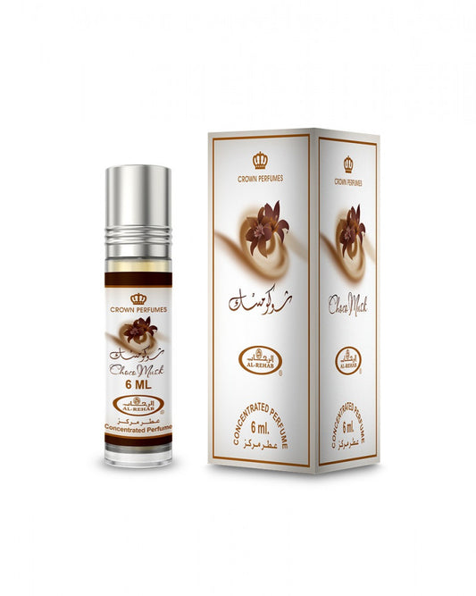 Crown Perfumes Chai Mool 6 ML bottle and packaging on a white background