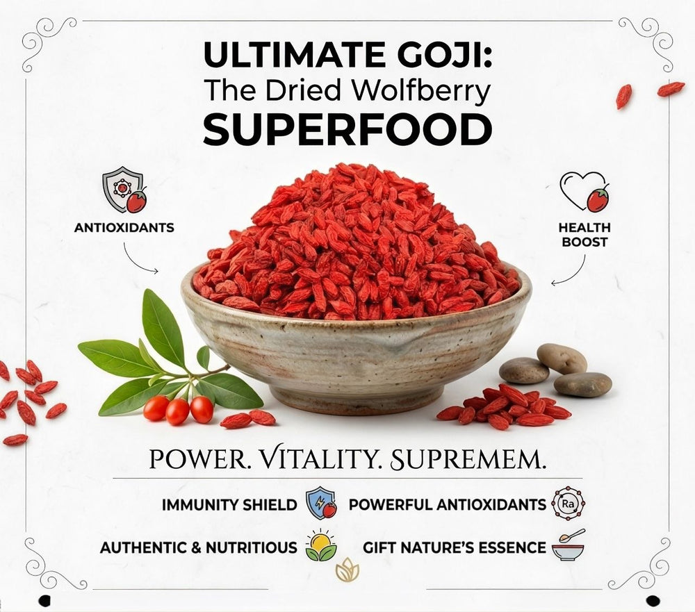 Dried Goji Berries – Wolfberry Antioxidant Natural Superfood