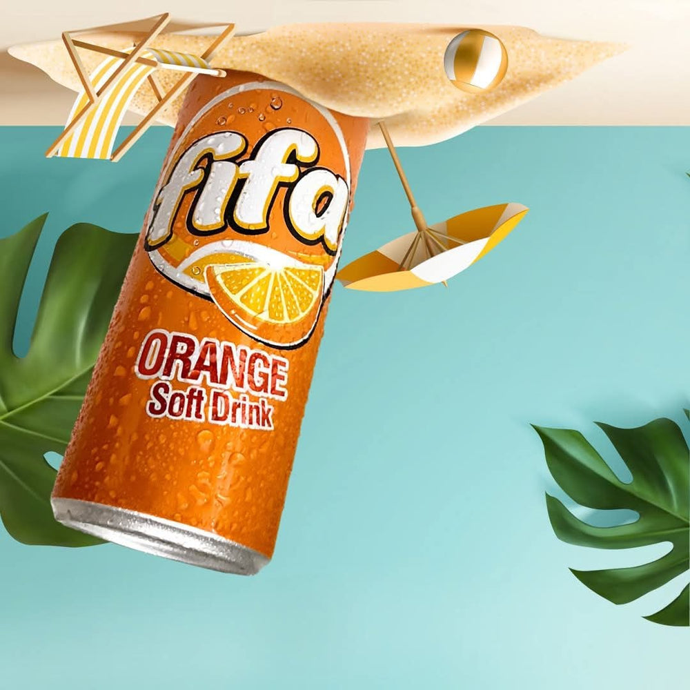 FIFA Orange Soft Drink 250ml – Fizzy Orange Flavour