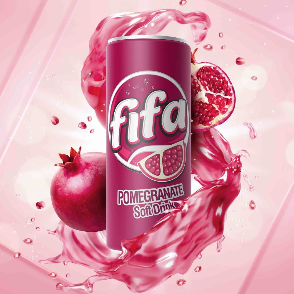 FIFA Pomegranate Soft Drink 250ml – Fizzy Pomegranate Flavour