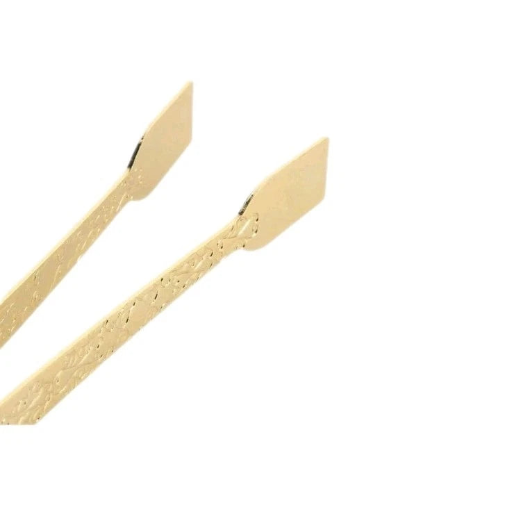 Gold Incense Charcoal Tongs 10cm – Bakhoor & Shisha Coal Holder