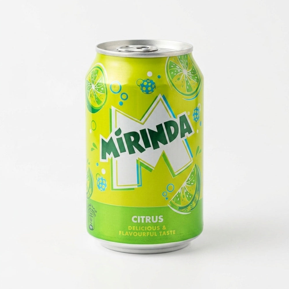 Mirinda Citrus Soft Drink 300ml – Pack of 24 Cans