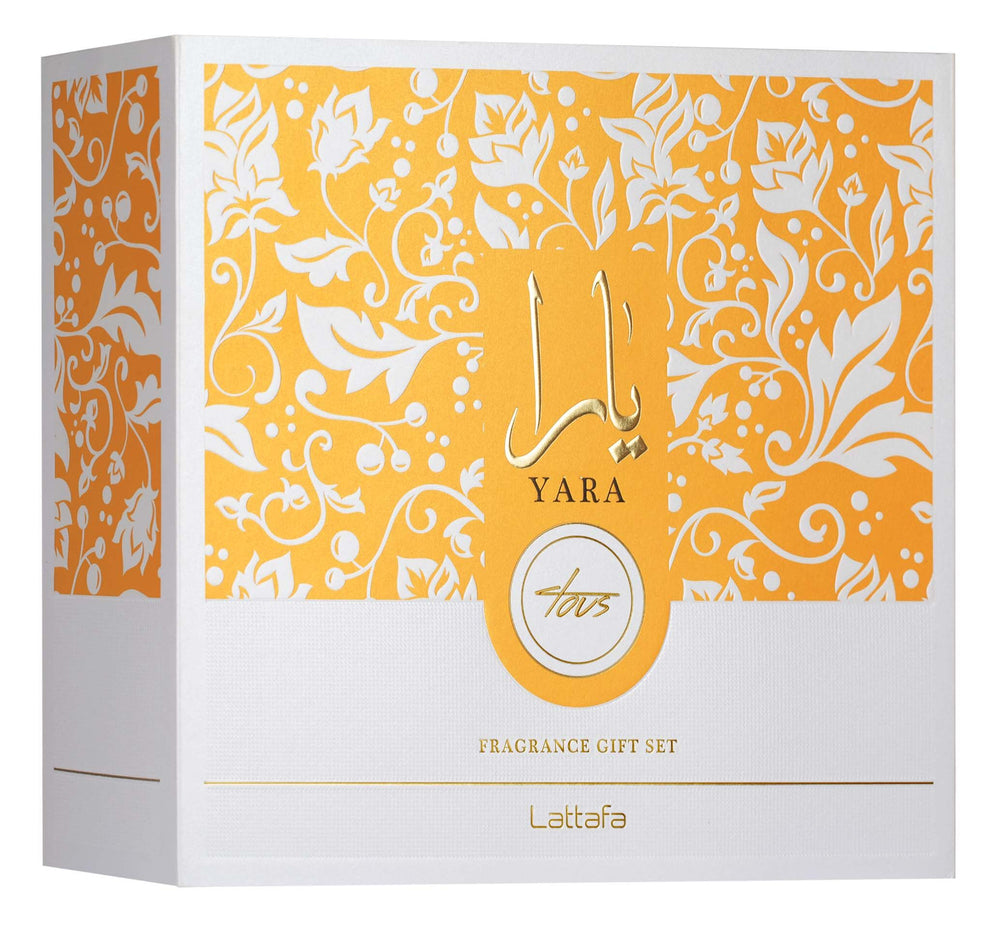 Yara Tous EDP Gift Set 100ml + 12ml + Hair Mist 50ml – Lattafa