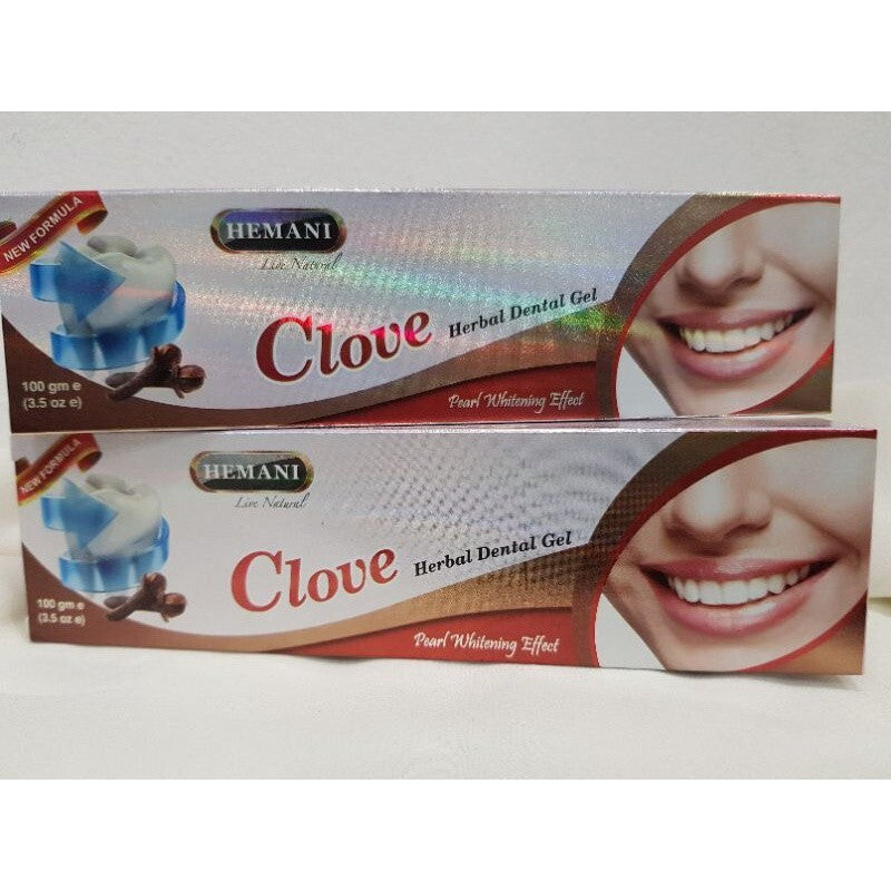 Clove Toothpaste Gel β Natural Herbal Formula for Gum Health & Fresh Breath - Hemani Clove (2 PACK) - Health &
