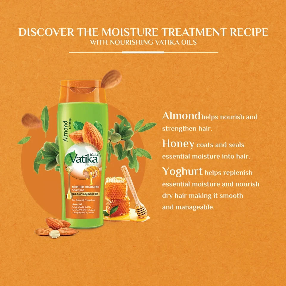 Dabur Vatika Naturals Hair Growth Shampoo 400ml - Health & Beauty:Hair Care & Styling:Shampoos & Conditioners