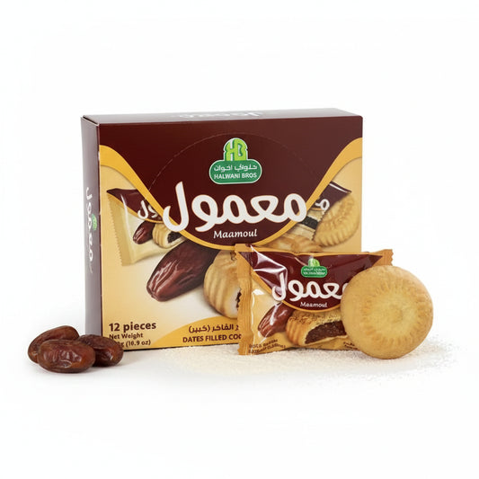 Halawani Bros Maamoul Cookies with Dates | Whole Wheat or Classic معمول حلواني - Home Furniture & DIY:Food & Drink:Food