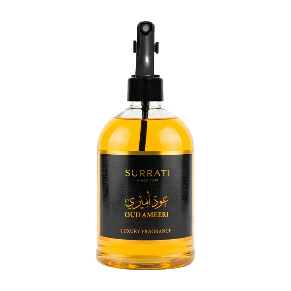 Surrati Oud Ameeri Luxury Fabric Freshener 500ml - side view
