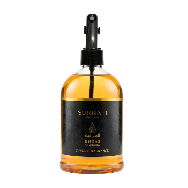 Surrati Ehsas Al Arabia Luxury Fabric Freshener 500ml - side view