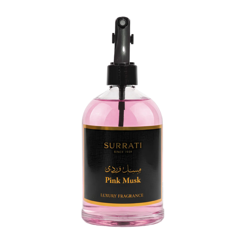 Surrati Pink Musk fragrance bottle on a white background