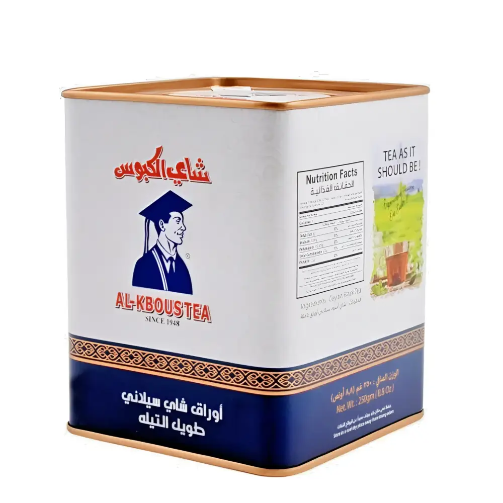 Kbous Tea – Fine Loose Black Green,Bags,Ceylon شاي الكبوس FreeShip حليب ابوقوس - Ceylon Leaves Long Staple 250g اوراق
