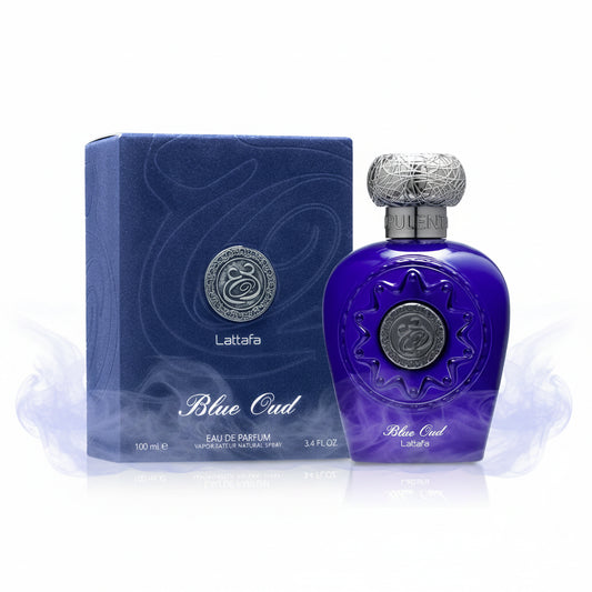Opulent Blue Eau de Parfum 100ml – Lattafa – Luxury Unisex Fresh Woody Fragrance | عطر اوبولنت بلو - Health &
