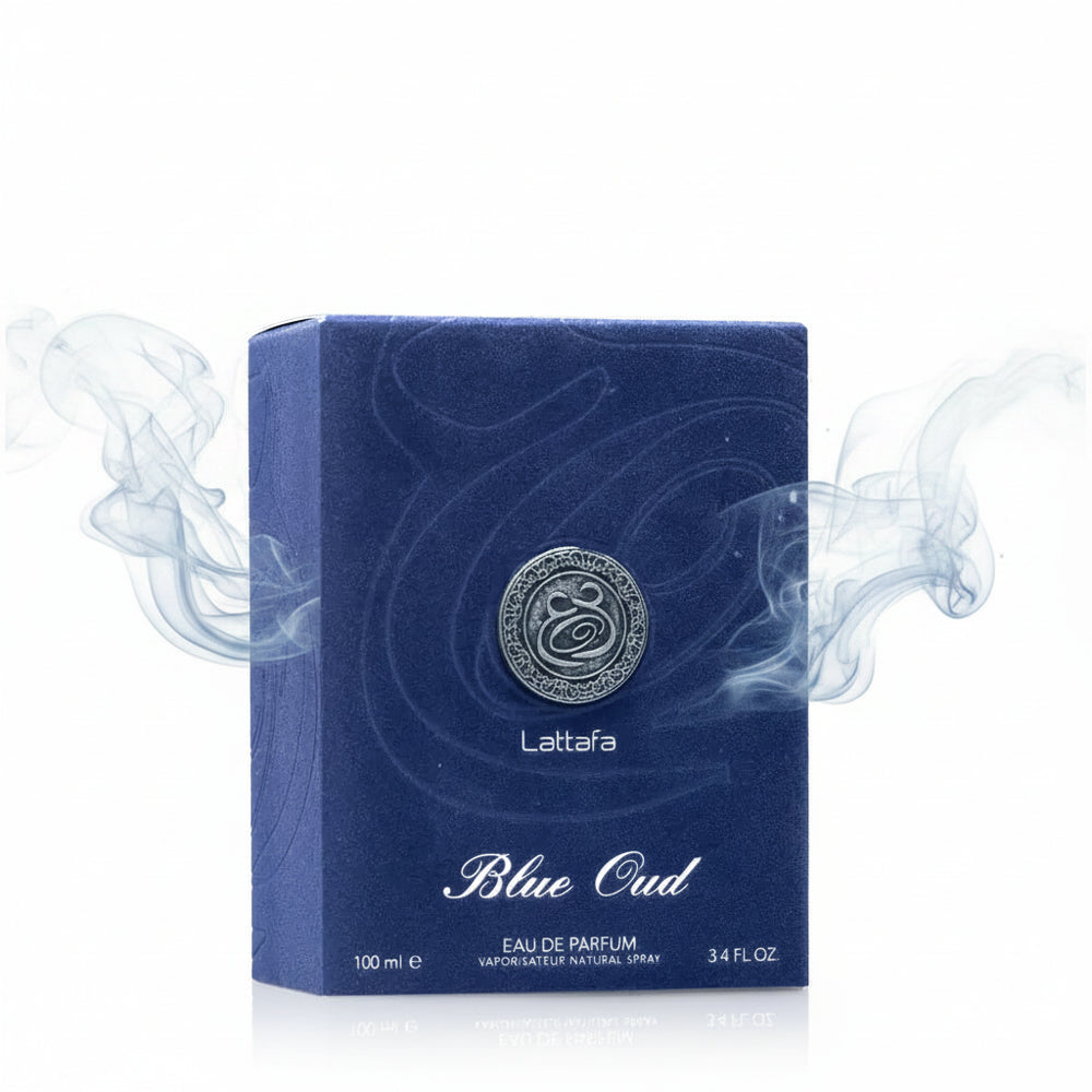 Opulent Blue Eau de Parfum 100ml – Lattafa – Luxury Unisex Fresh Woody Fragrance | عطر اوبولنت بلو - Health &