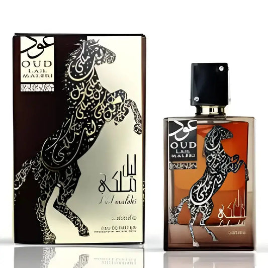 Lail Maleki & Oud Lail Maleki by Lattafa 100ml EDP | Unisex Perfume Spray | Oud Lail Maleki - Health &