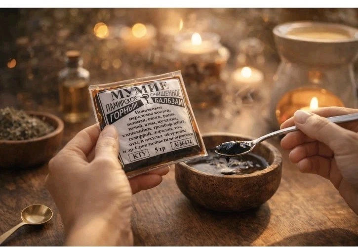 Altai Mountain Shilajit 5g – Natural Mumiyo Resin