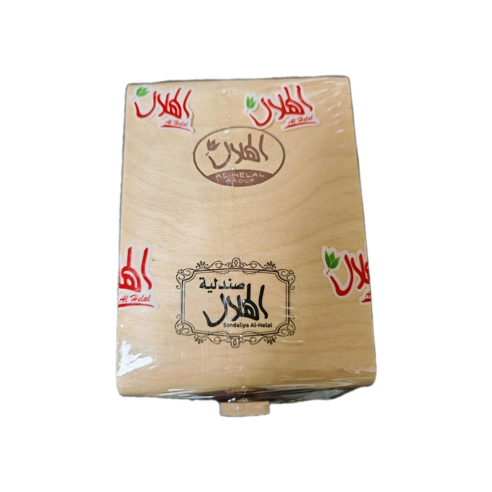 Sandaliya Al-Helal – Luxury Sandalwood Attar 6ml – Wooden Gift Box – Half Tola