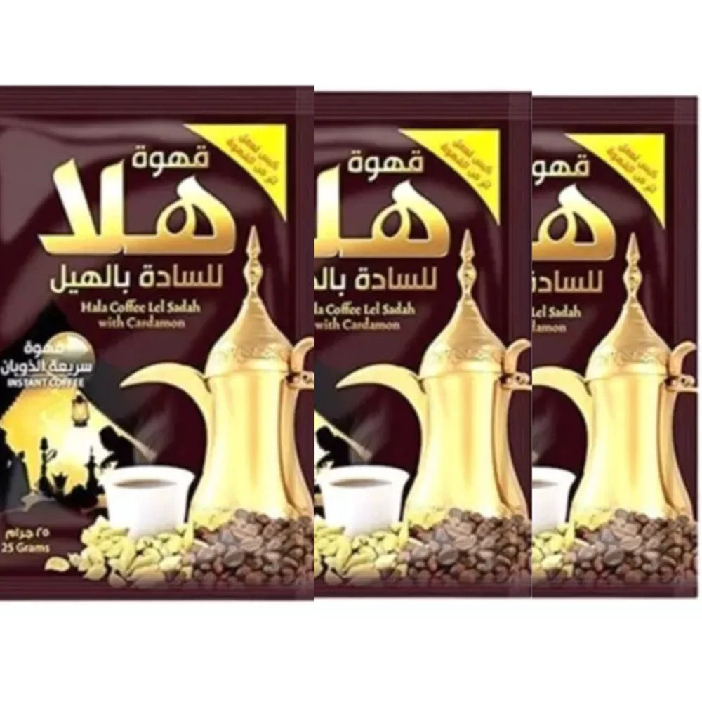 Hala – Arabic Coffee with Cardamom | Instant Sachets | قهوة هلا بالهيل