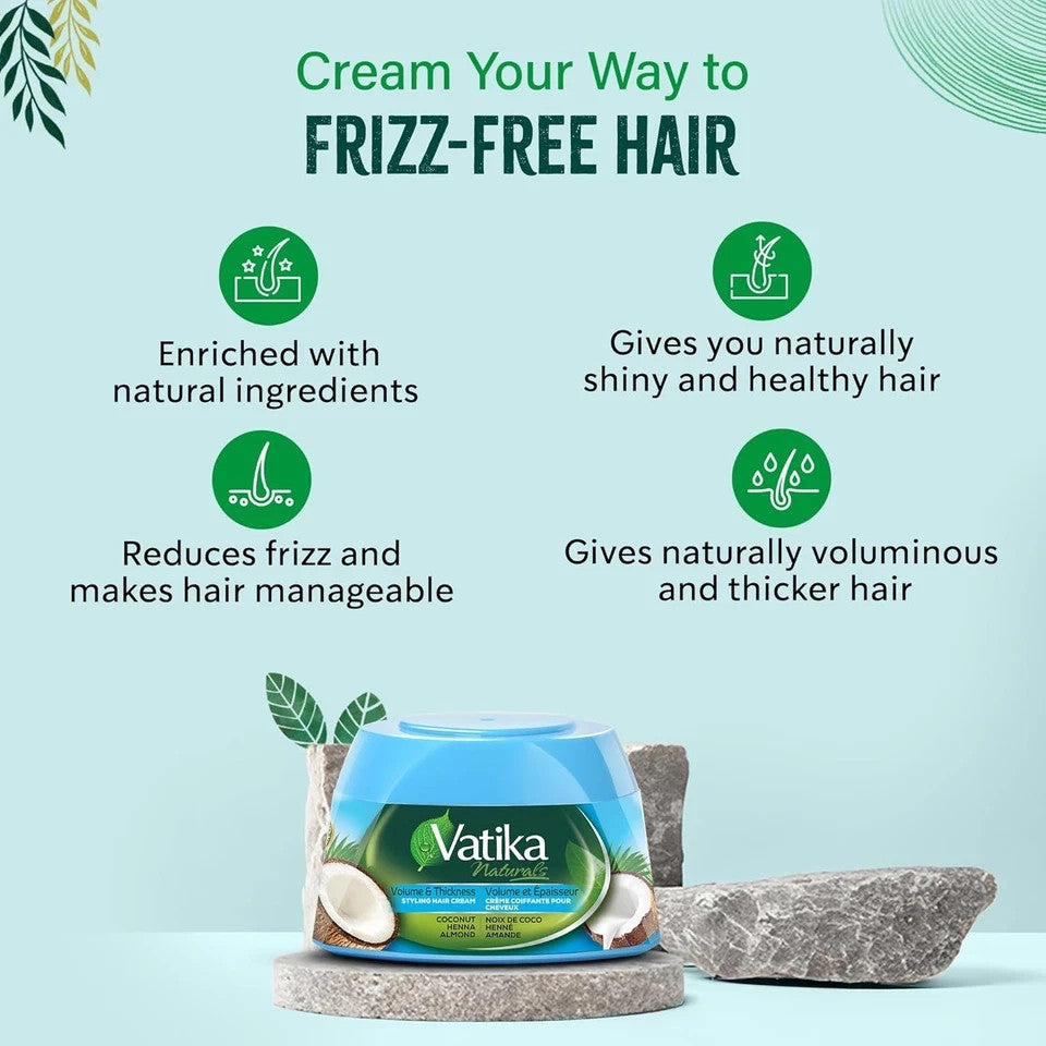 Vatika Hair Cream by Dabur β Natural Care for Every Hair Type (140ml) Vatika - Health & Beauty:Hair Care & Styling:Hair