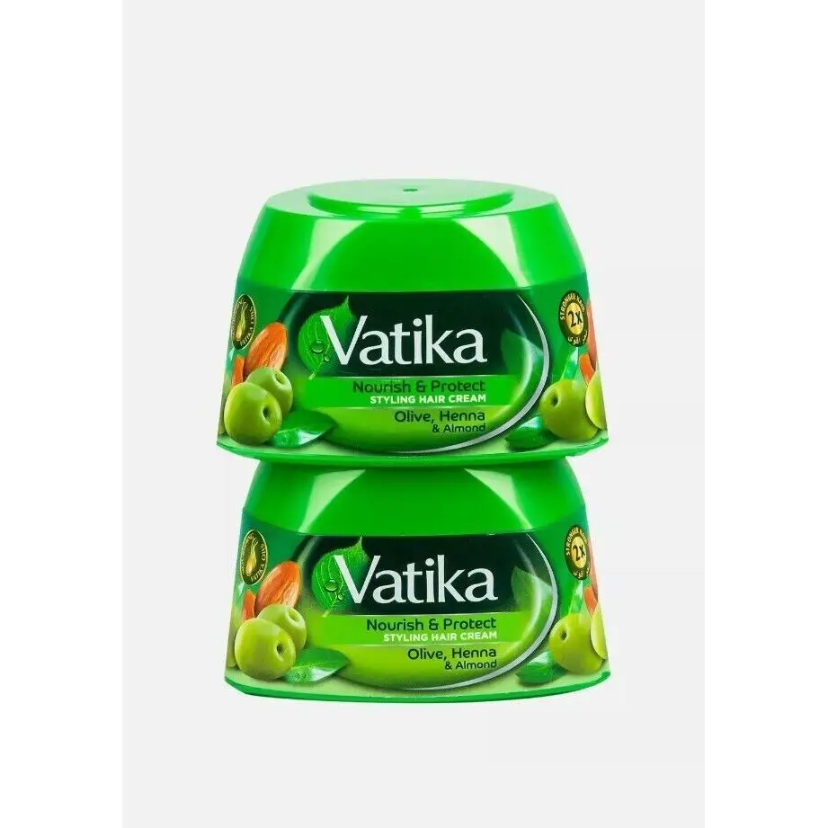 Vatika Hair Cream by Dabur – Natural Care for Every Hair Type (140ml) Vatika - Nourishment & protect hair (Olive, Henna