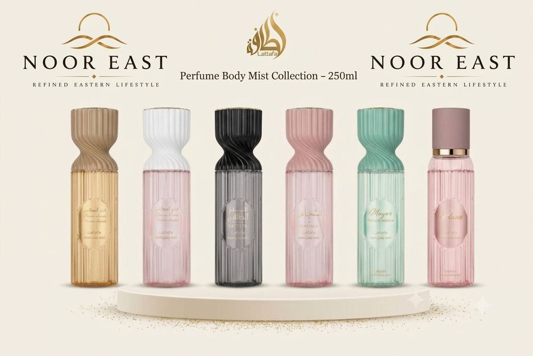 Lattafa Perfume Mist 250ml | 6 Iconic Scents – Teriaq, Sehr, Fakhar, Angham, Eclaire & Mayar Noor East