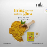 Nila Ayurvedic Turmeric & Honey Soap 75g – Natural Skin Brightening