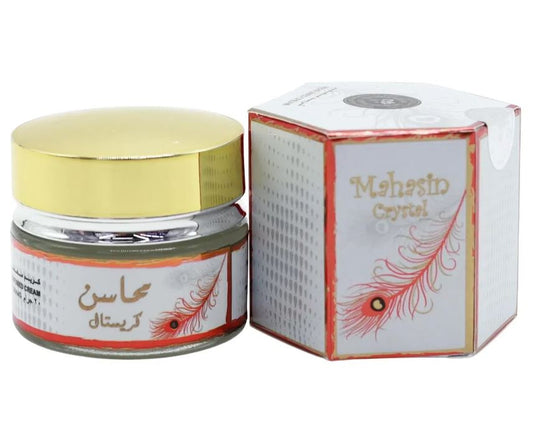 Mahasin Crystal – Perfumed Body Cream 20g – Ard Al Zaafaran