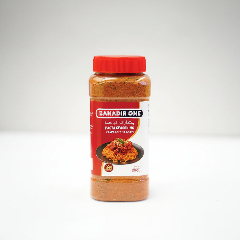 
Banadir One Pasta Seasoning – Xawaash Baasto 250g | Somali Spice Blend
