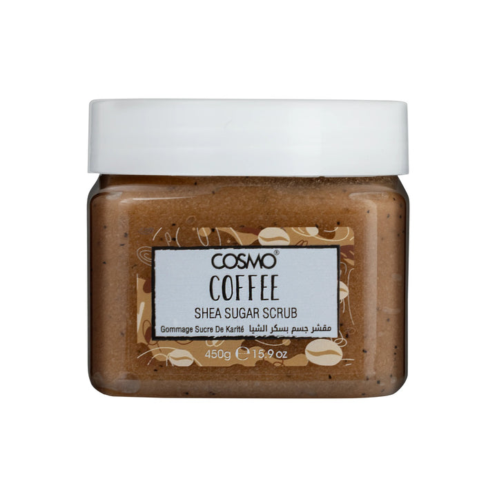 Shea Sugar Coffee Body Scrub 450g – Exfoliating & Nourishing
