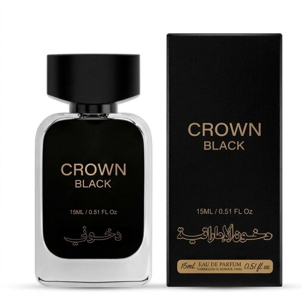 Crown Black – Floral Fruity EDP 15ml – Dkhoon Al Emiratia