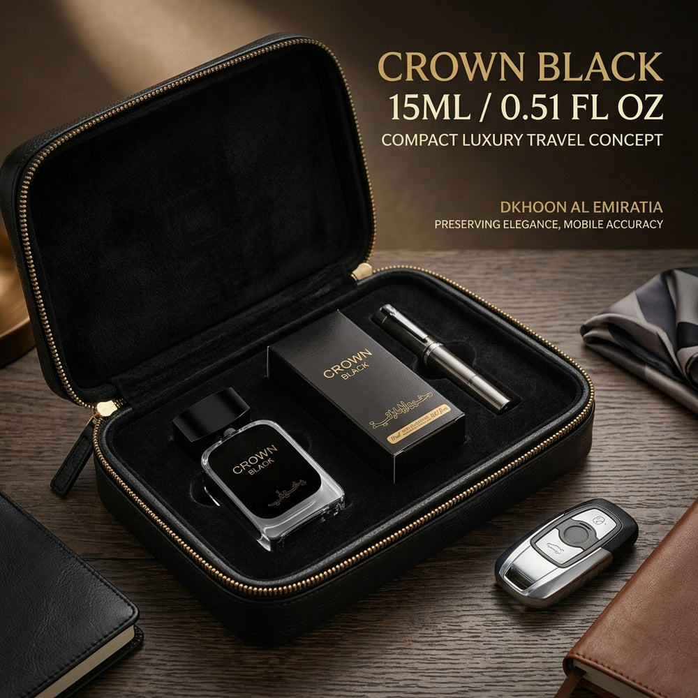 Crown Black compact 15ml Eau de Parfum travel size