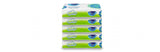 Fine Fluffy white facial tissues 130 sheets 2 ply soft pack green blue packaging