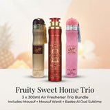 Fruity Sweet Home Trio – 3 x 300ml Air Freshener Bundle