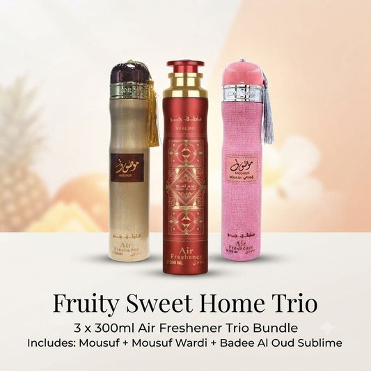 Fruity Sweet Home Trio – 3 x 300ml Air Freshener Bundle