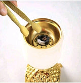 Gold Incense Charcoal Tongs 10cm – Bakhoor & Shisha Coal Holder