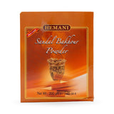 Hemani Sandal Bakhour Powder packaging on a white background