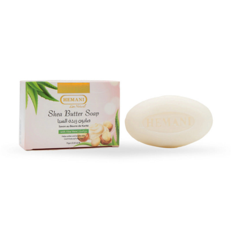 Hemani Shea Butter with Aloe Vera Soap – 75gHemani Shea Butter with Aloe Vera Soap – 75g
