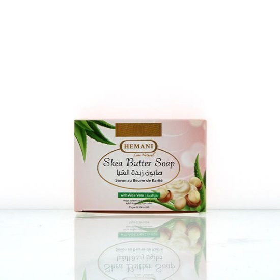 Hemani Shea Butter with Aloe Vera Soap – 75g