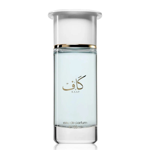 Perfume bottle with 'KAAP' branding on a white background