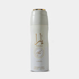Yara perfume spray bottle on a white background