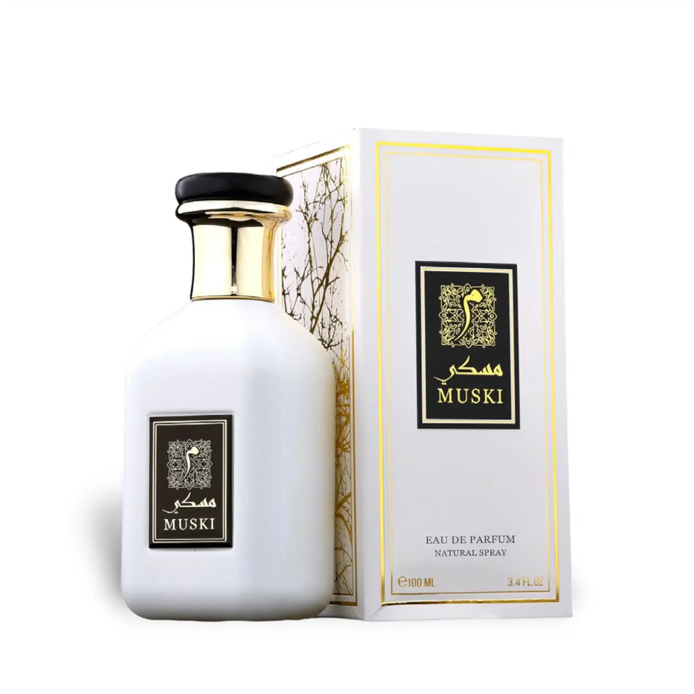 Muski EDP 100ml by Athoor Al Alam bottle and box
