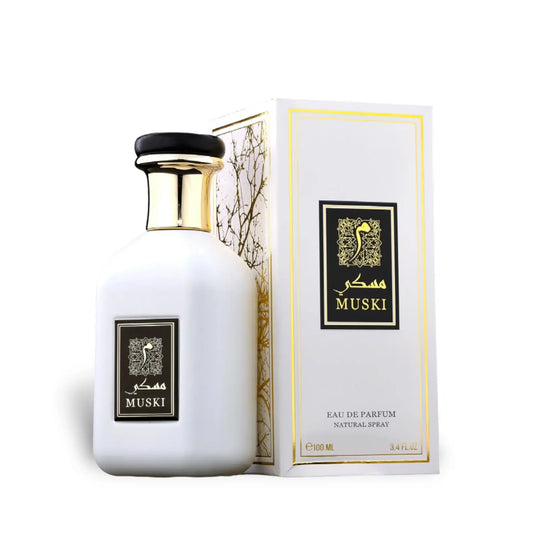 Muski EDP 100ml by Athoor Al Alam bottle and box
