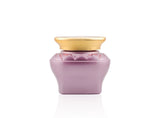 Purple container with gold lid on a white background Maamul Haneen Oud Muattar Bakhoor 48g – Khadlaj