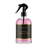 Surrati Rose Tobacco luxury fragrance spray bottle on a white background