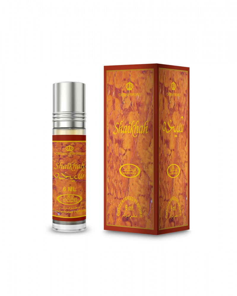 Shahdari Attar perfume bottle and packaging on a white background