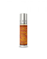 Small bottle with a silver cap on a white background