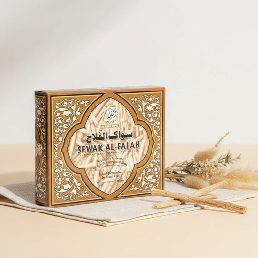 Sewak Al-Falah Miswak Sticks 60 Pack | Natural Peelu Siwak | Oral Care