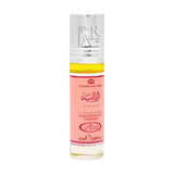Al ghalia cpo 6ml by al rehab is a pink labeled concentrated perfume oil roll on with a clear glass body and silver cap