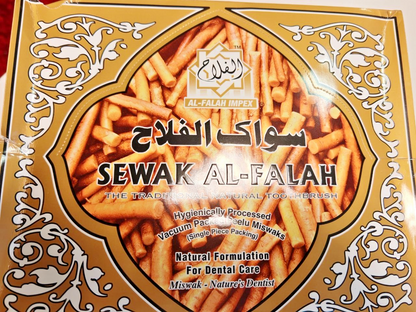 6 Pack Hemani & AlFalah Miswak Sticks – 6’’ Natural Toothbrush– Herbal Oral Care - Health & Beauty:Oral Care:Manual